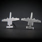 A-10 Warthog Stud Earrings - Jet Fighter Jewelry