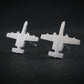 A-10 Warthog Stud Earrings - Jet Fighter Jewelry