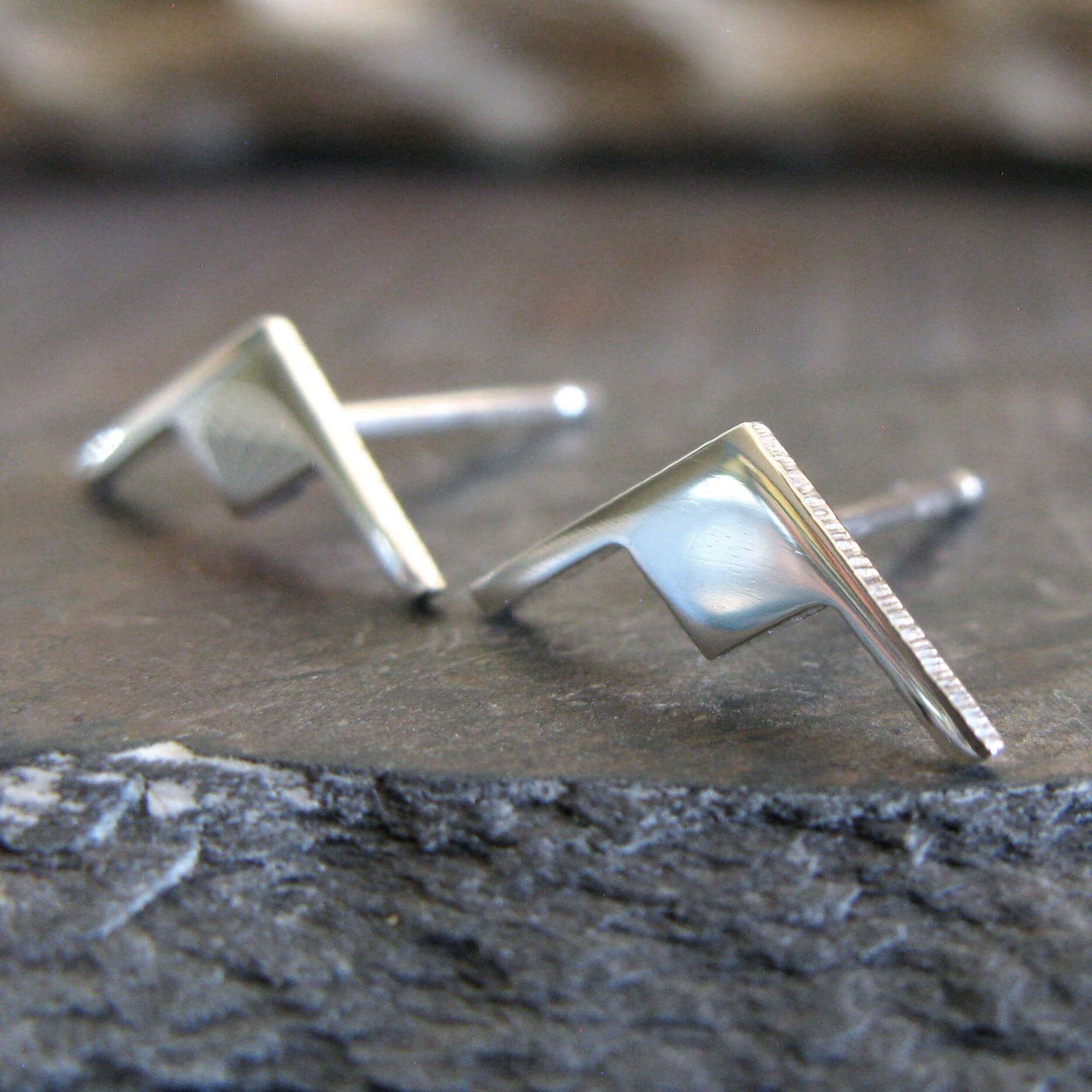 B-21 Raider Stud Earrings - Jet Fighter Jewelry
