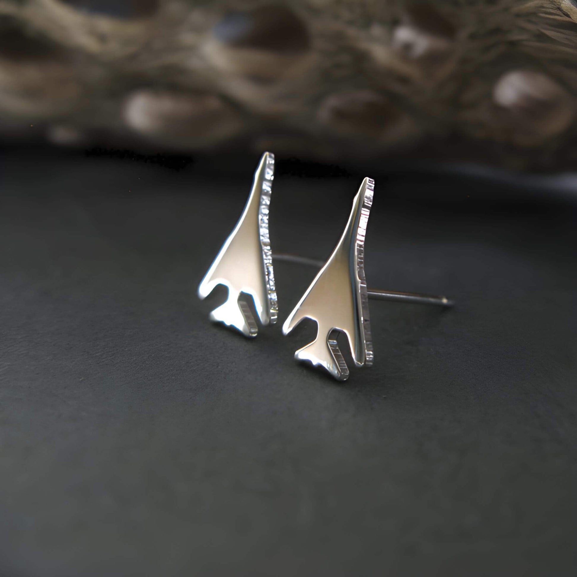B-1 Lancer Stud Earrings - Jet Fighter Jewelry