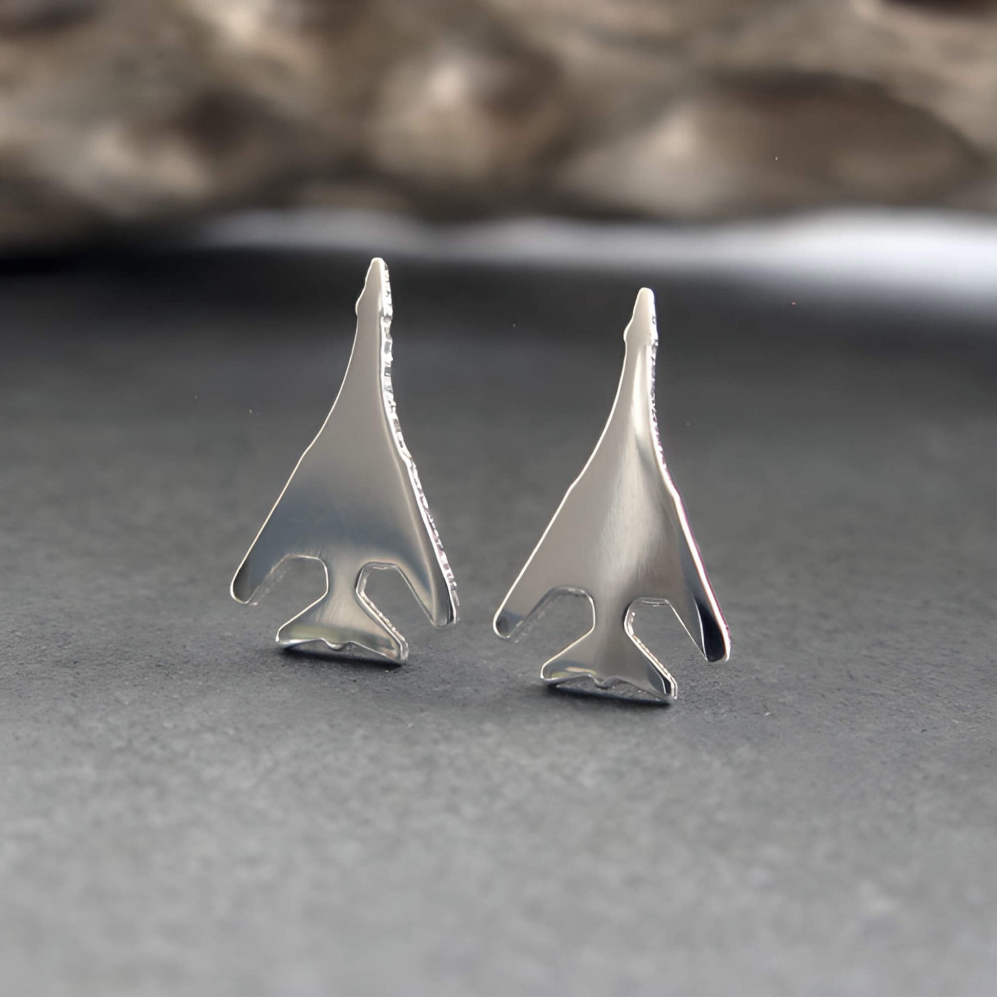 B-1 Lancer Stud Earrings - Jet Fighter Jewelry