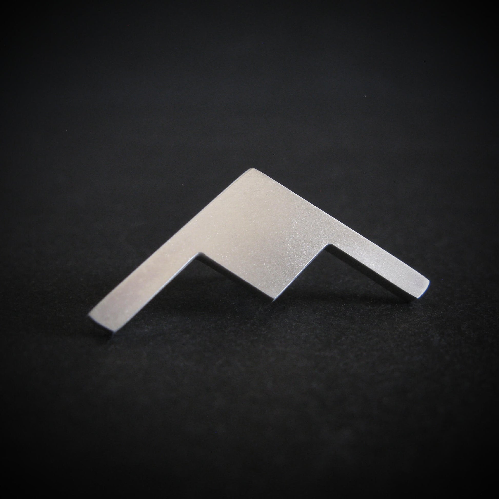 B-21 Raider stealth bomber tie pin handmade from satin sterling silver aviation jewelry
