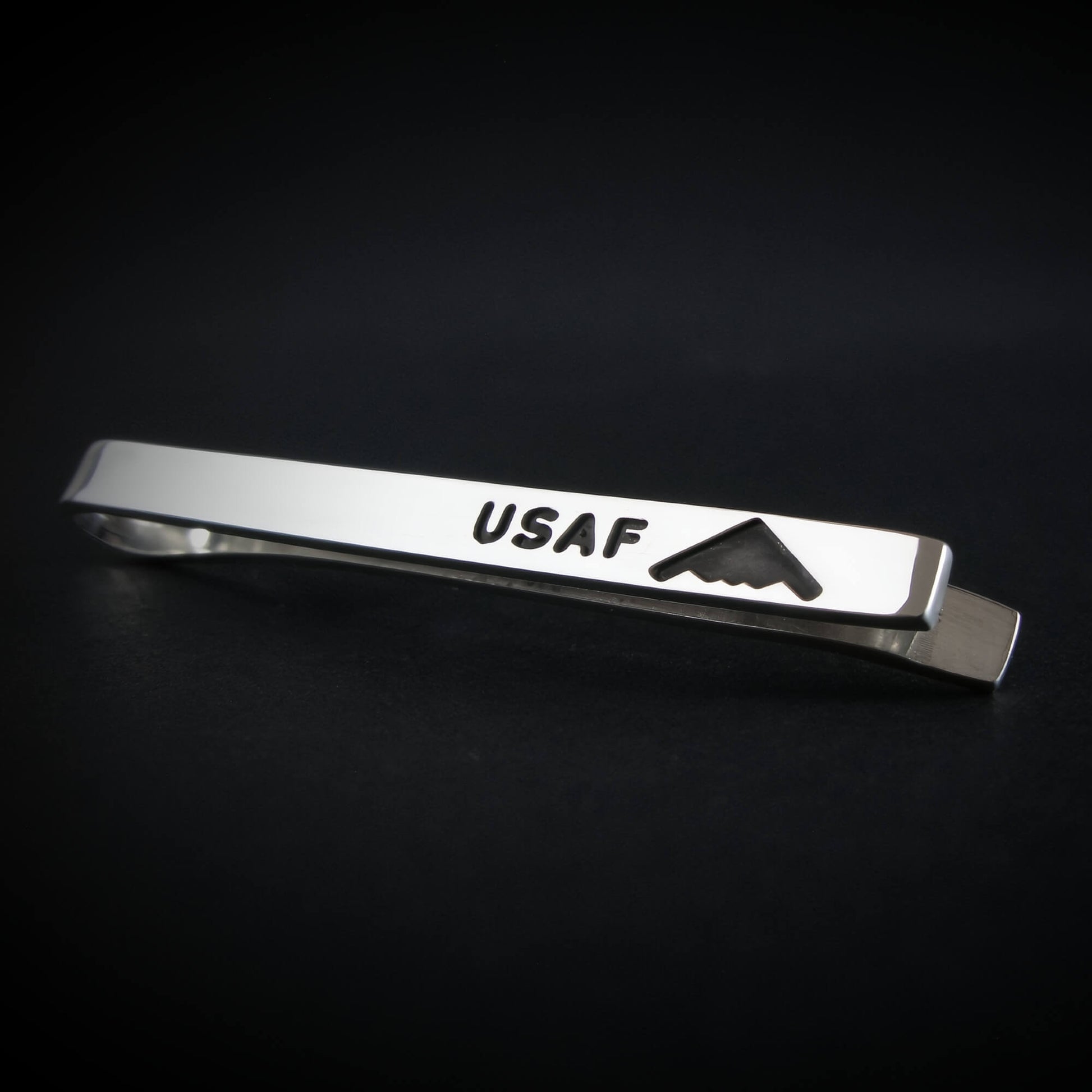 B-2 Spirit Bomber Tie Bar - Jet Fighter Jewelry