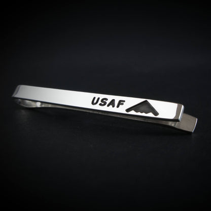B-2 Spirit Bomber Tie Bar - Jet Fighter Jewelry