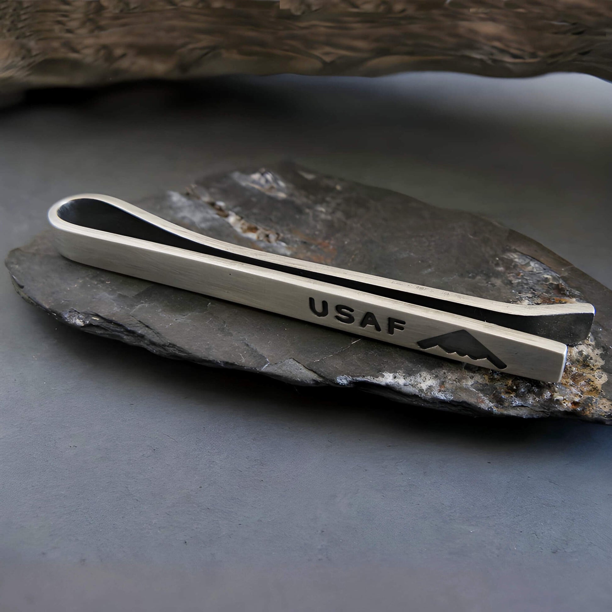 B-2 Spirit Bomber Tie Bar - Jet Fighter Jewelry