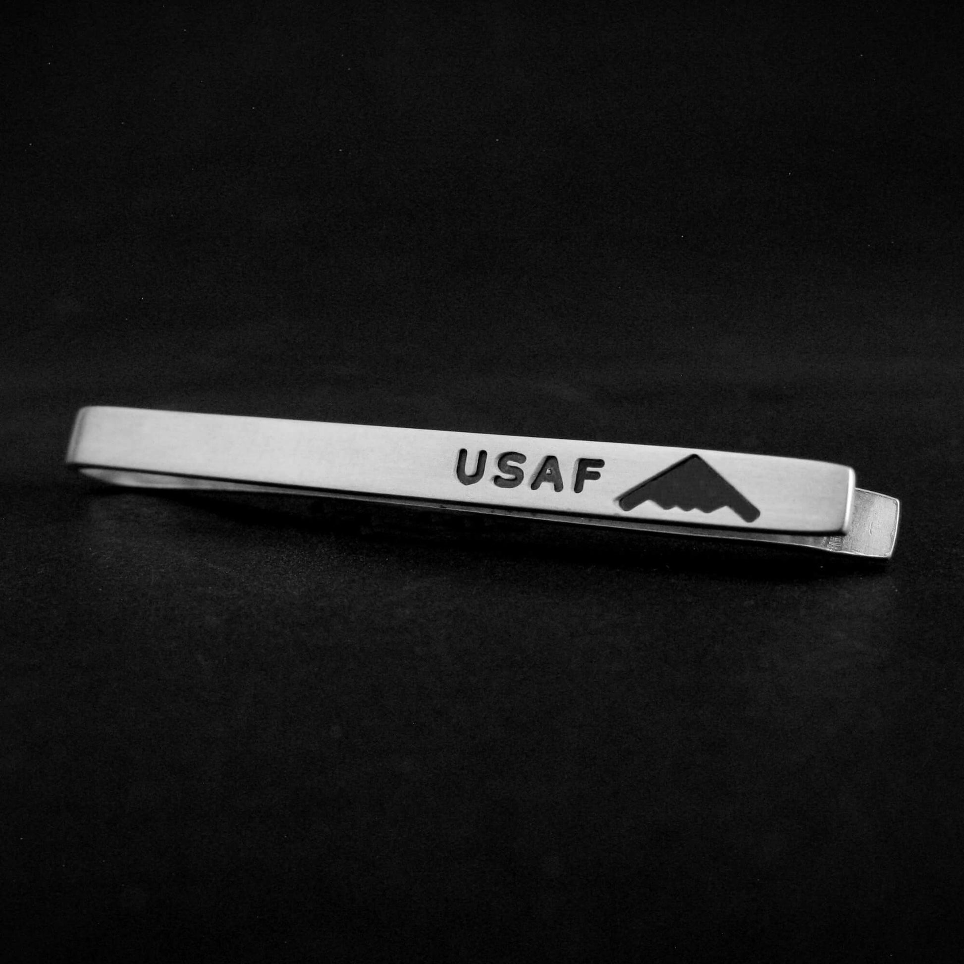B-2 Spirit Bomber Tie Bar - Jet Fighter Jewelry