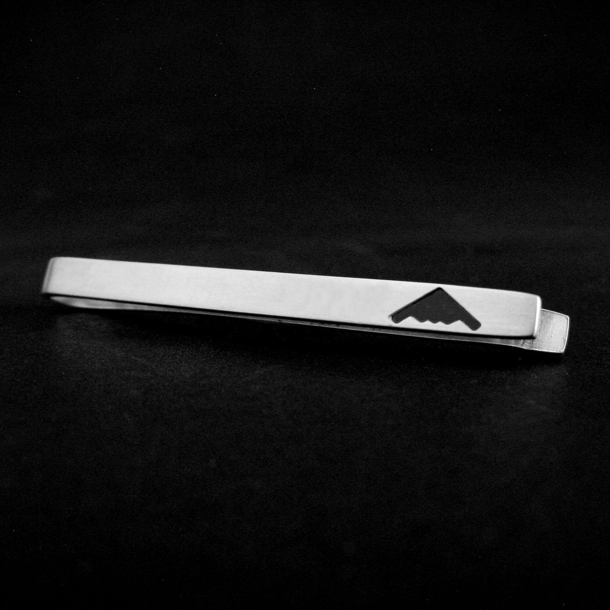 B-2 Spirit Bomber Tie Bar - Jet Fighter Jewelry