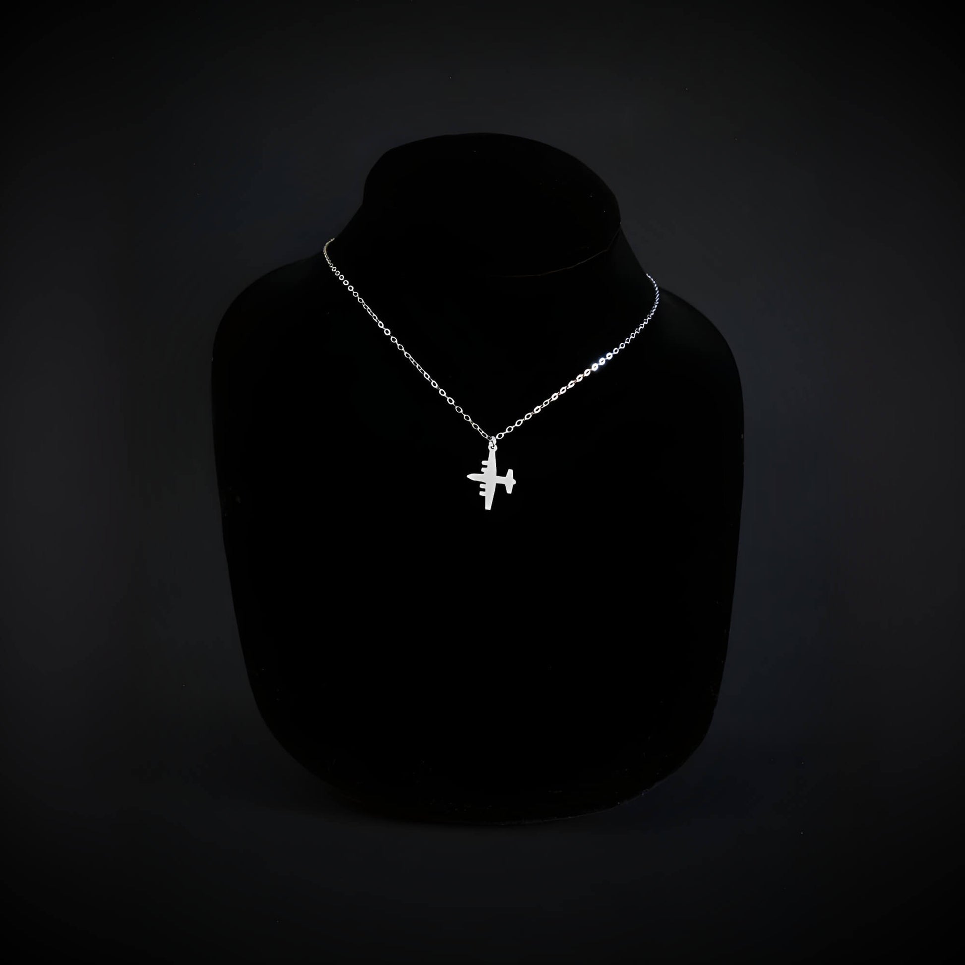 C-130 Hercules Pendant Necklace - Jet Fighter Jewelry