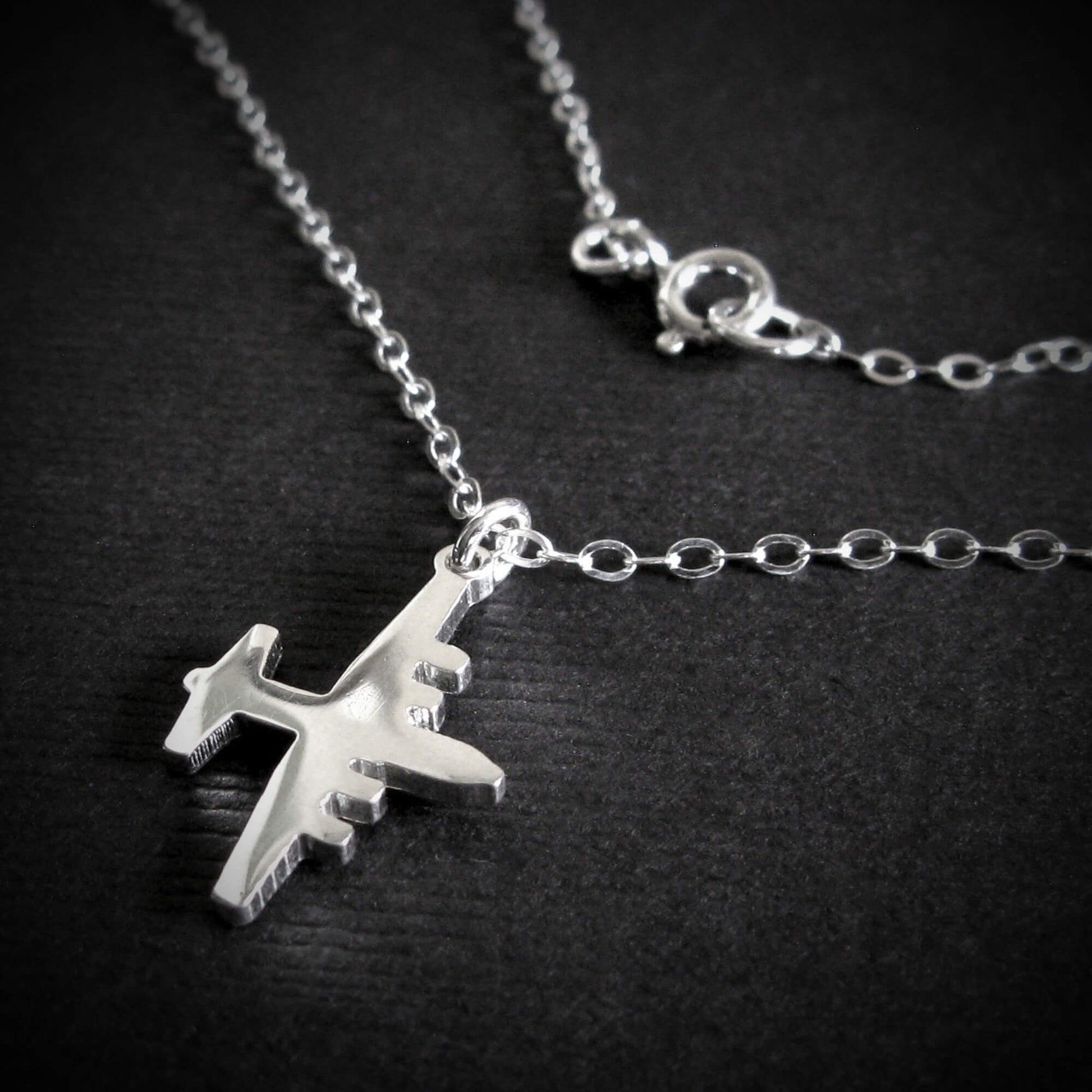 C-130 Hercules Pendant Necklace - Jet Fighter Jewelry