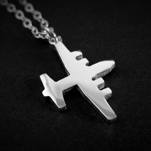 C-130 Hercules Pendant Necklace - Jet Fighter Jewelry