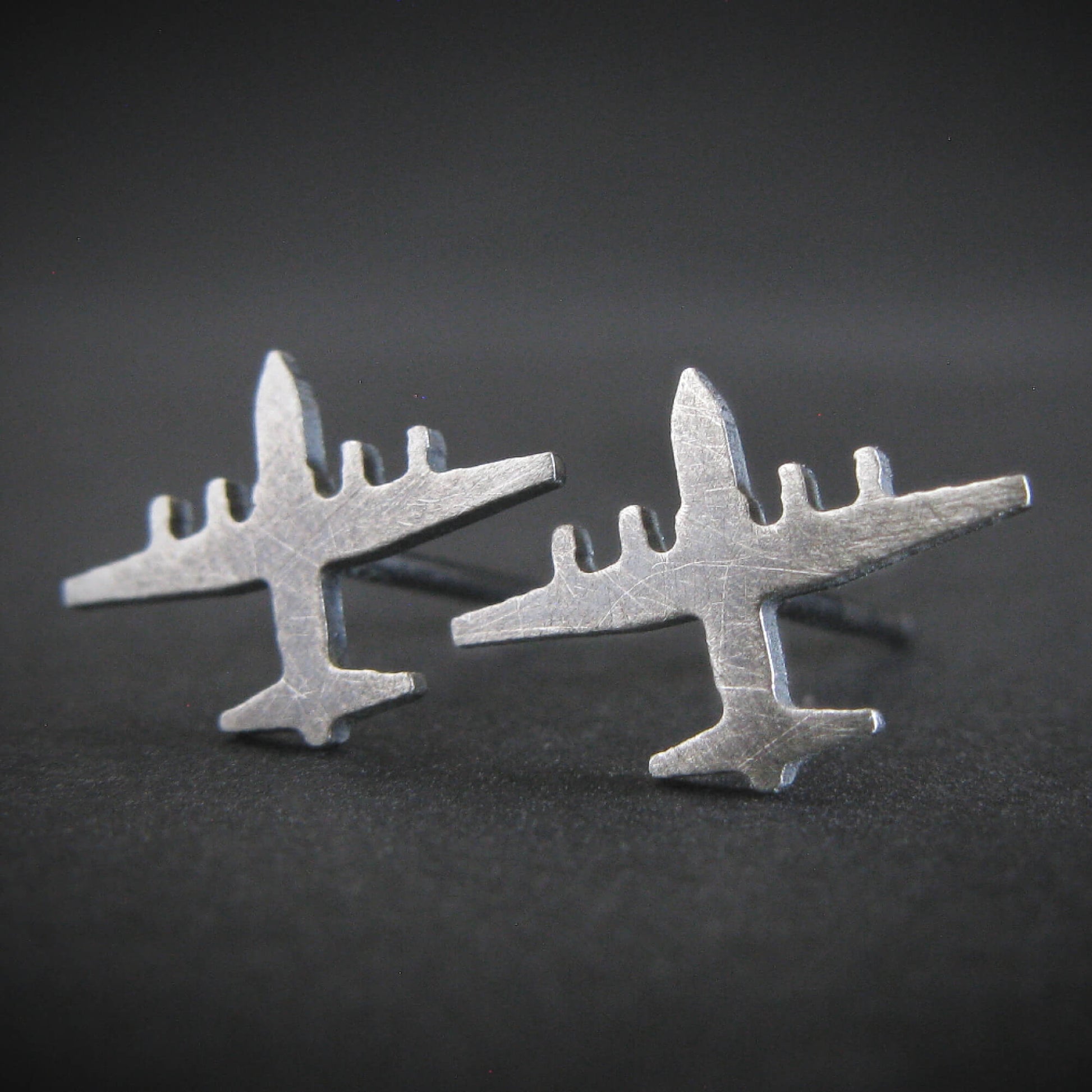 C-130 Hercules Stud Earrings - Jet Fighter Jewelry