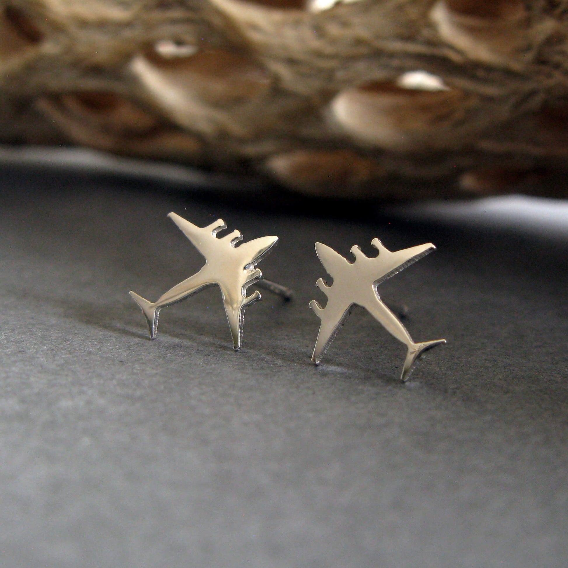 C-17 Globemaster Stud Earrings - Jet Fighter Jewelry