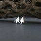 F-117 Nighthawk Stud Earrings - Jet Fighter Jewelry