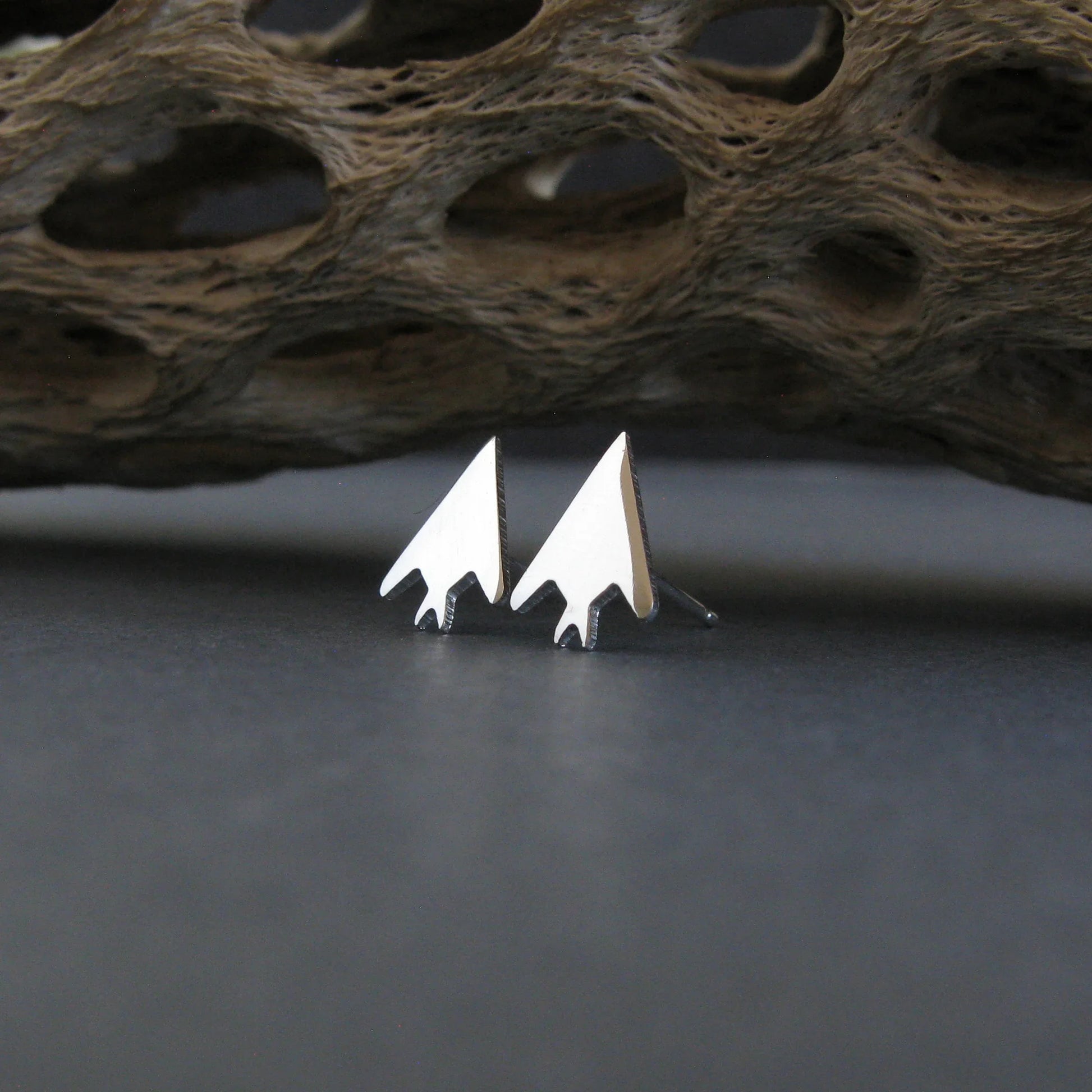 F-117 Nighthawk Stud Earrings - Jet Fighter Jewelry
