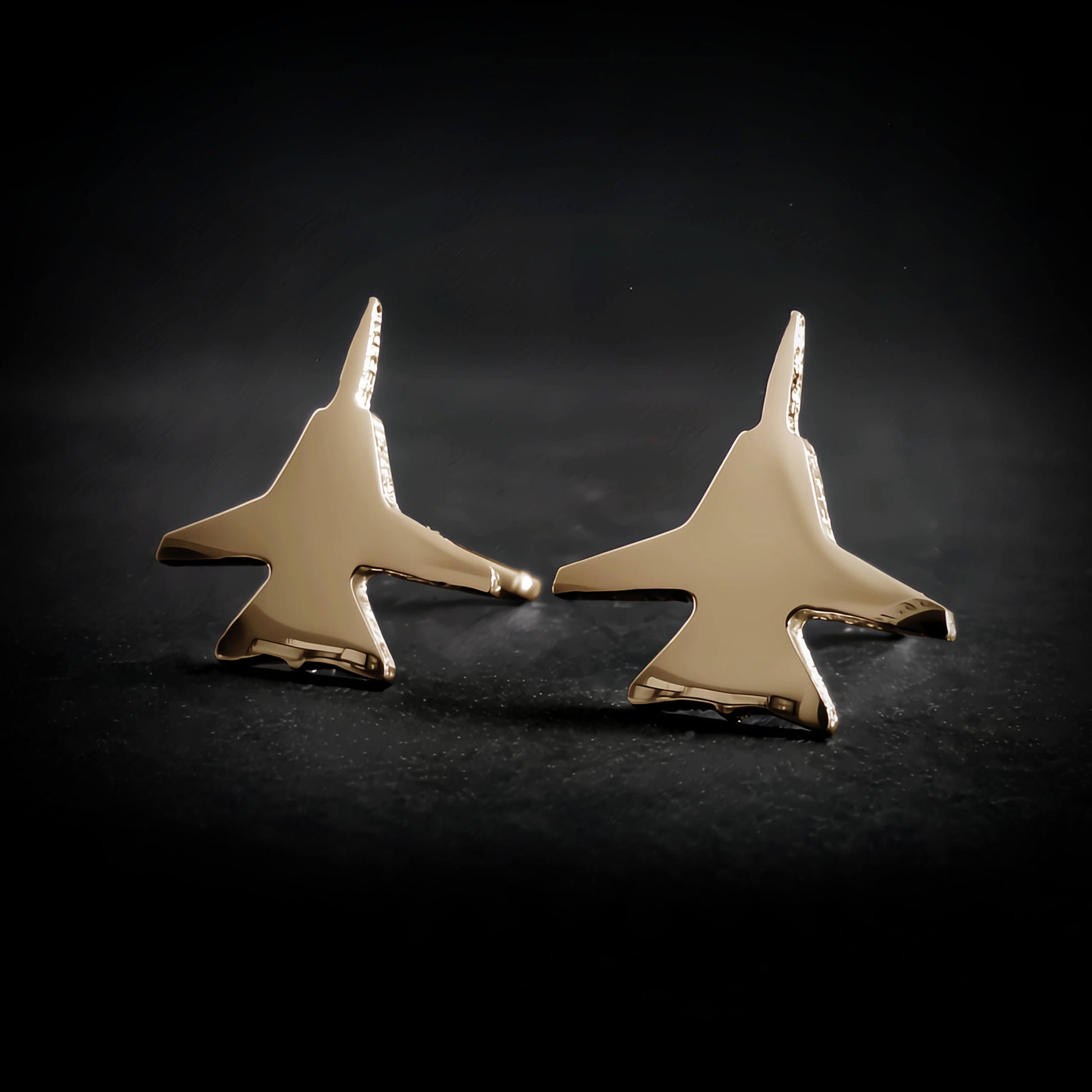 F-14 Tomcat Stud Earrings - Jet Fighter Jewelry