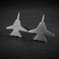 F-14 Tomcat Stud Earrings - Jet Fighter Jewelry