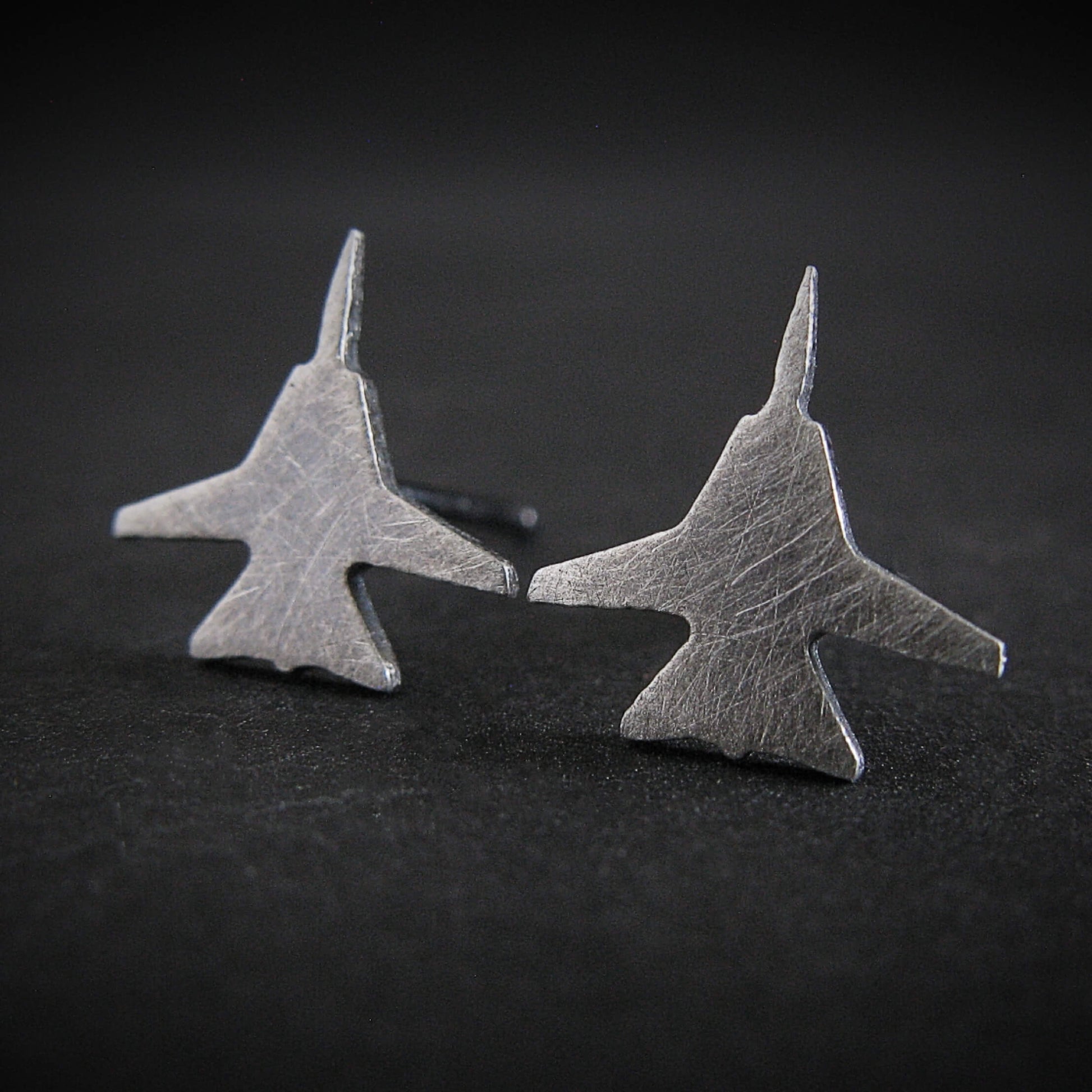 F-14 Tomcat Stud Earrings - Jet Fighter Jewelry