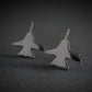 F-14 Tomcat Stud Earrings - Jet Fighter Jewelry