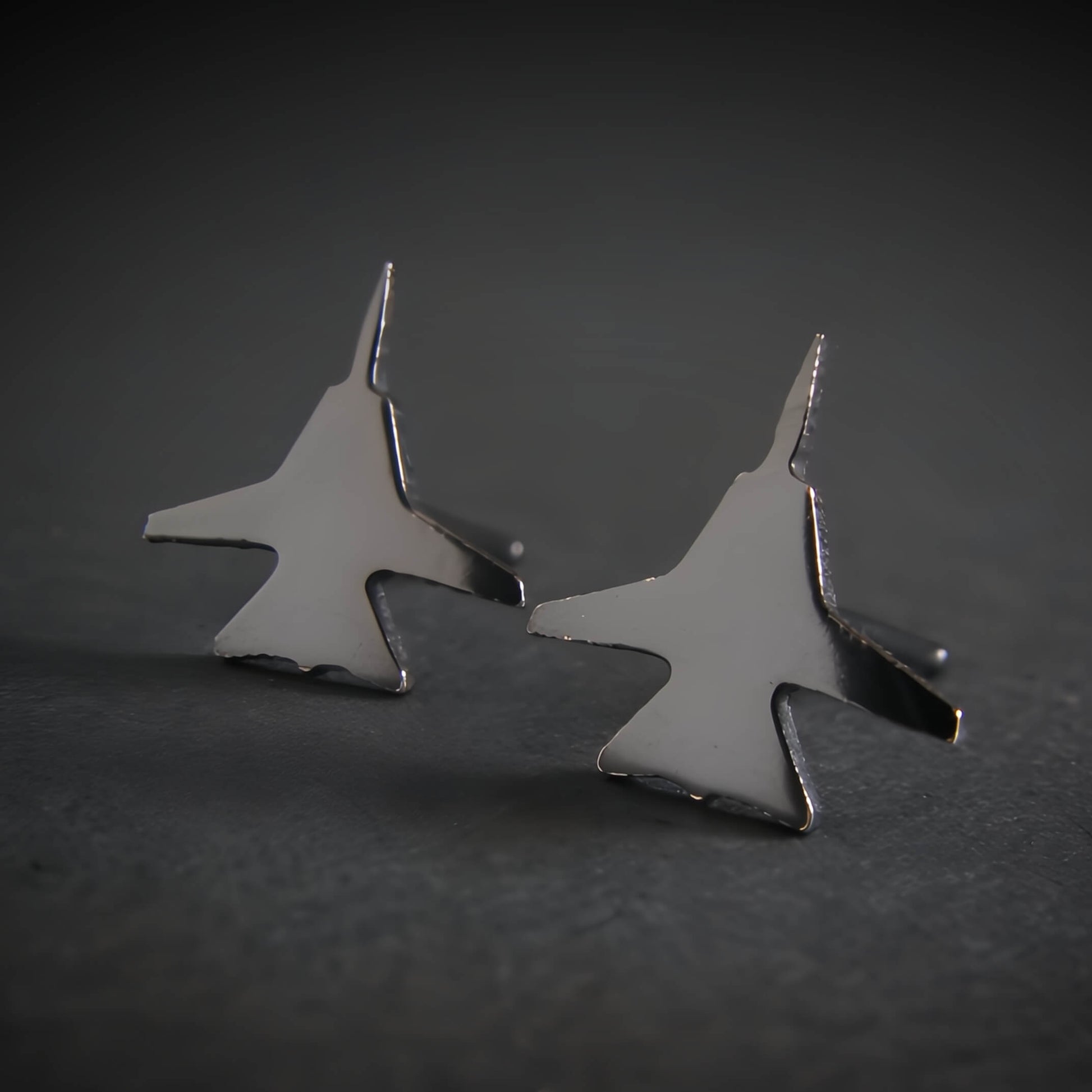 F-14 Tomcat Stud Earrings - Jet Fighter Jewelry