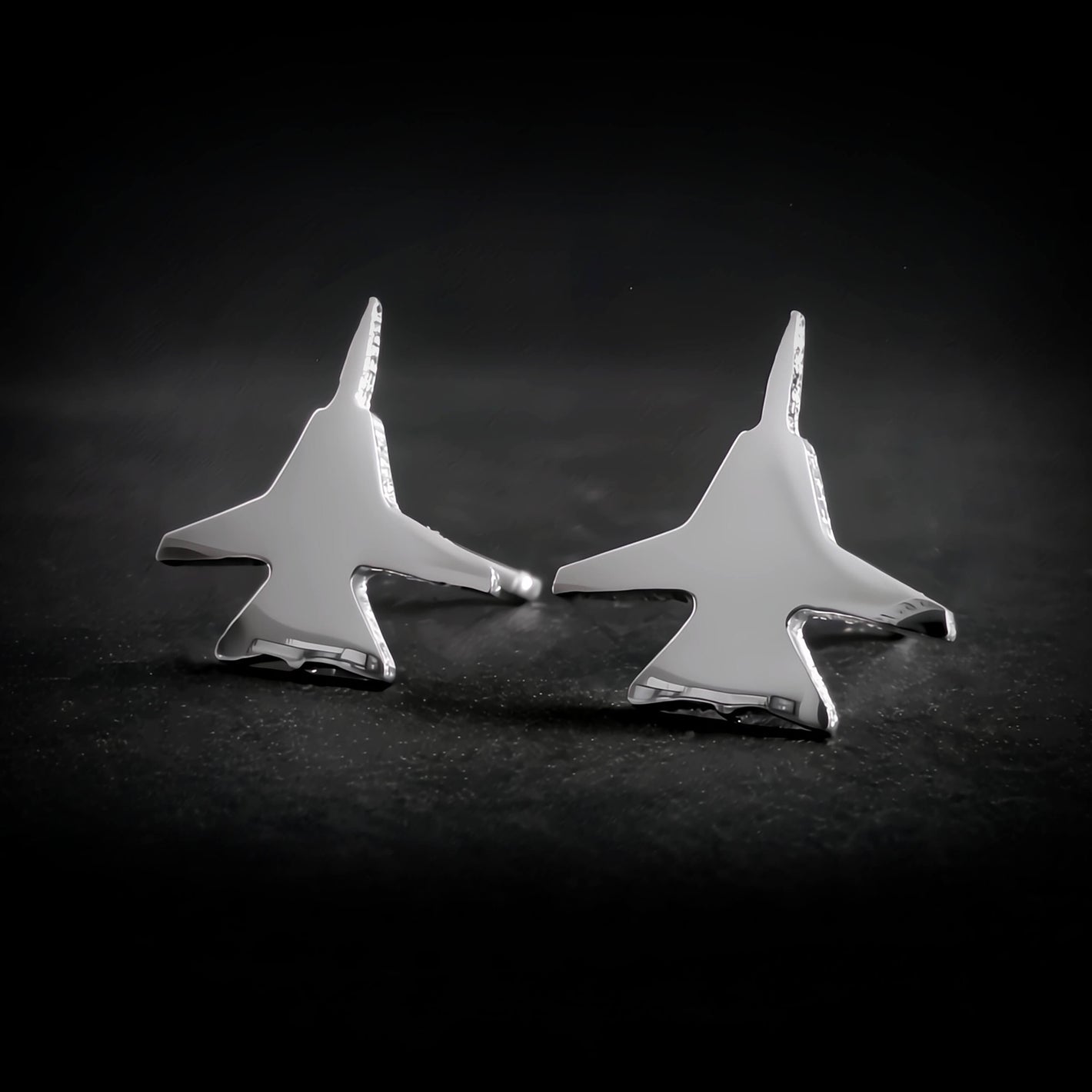 F-14 Tomcat Stud Earrings - Jet Fighter Jewelry