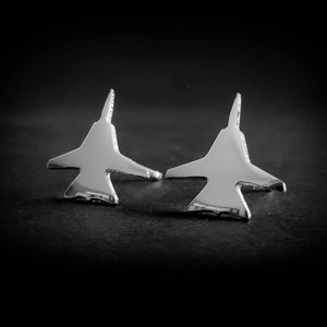 F-14 Tomcat Stud Earrings - Jet Fighter Jewelry
