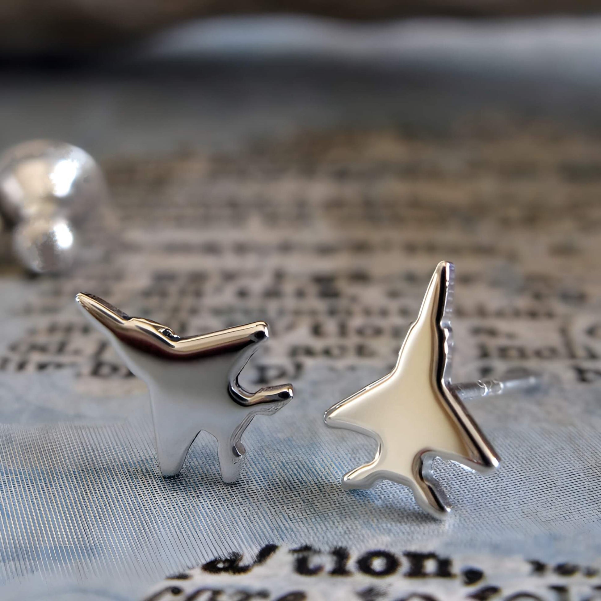 F-15 Eagle Stud Earrings - Jet Fighter Jewelry