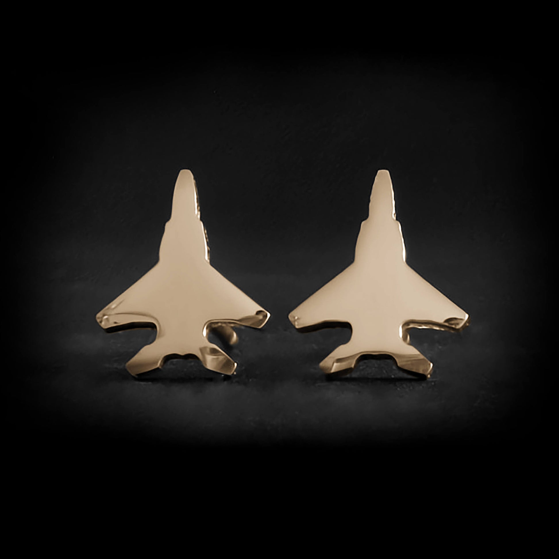 F-15 Eagle Stud Earrings - Jet Fighter Jewelry