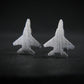 F-15 Eagle Stud Earrings - Jet Fighter Jewelry