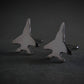F-15 Eagle Stud Earrings - Jet Fighter Jewelry