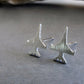 F-16 Fighting Falcon Stud Earrings - Jet Fighter Jewelry