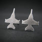 F/A-18 Hornet Stud Earrings - Jet Fighter Jewelry