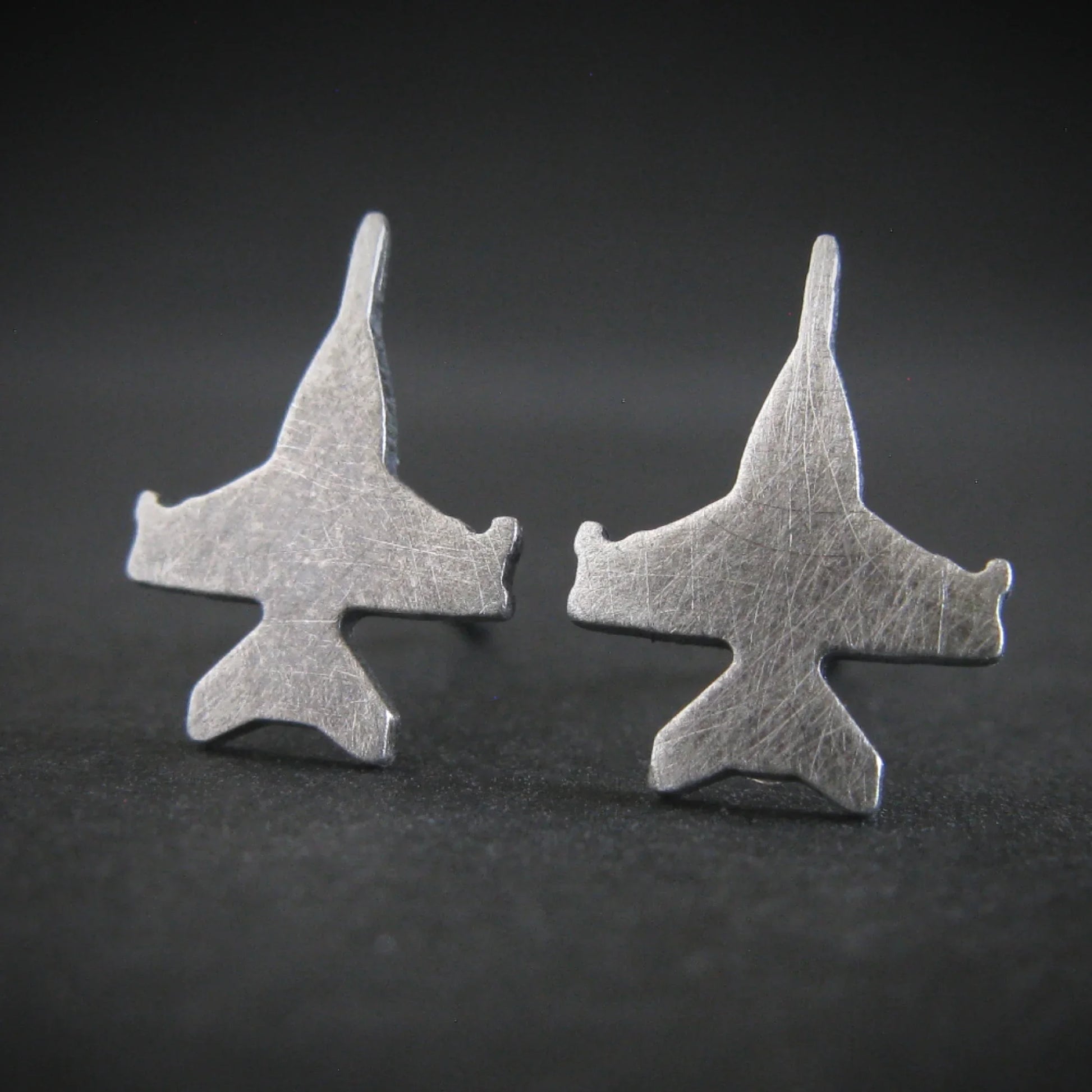 F/A-18 Hornet Stud Earrings - Jet Fighter Jewelry