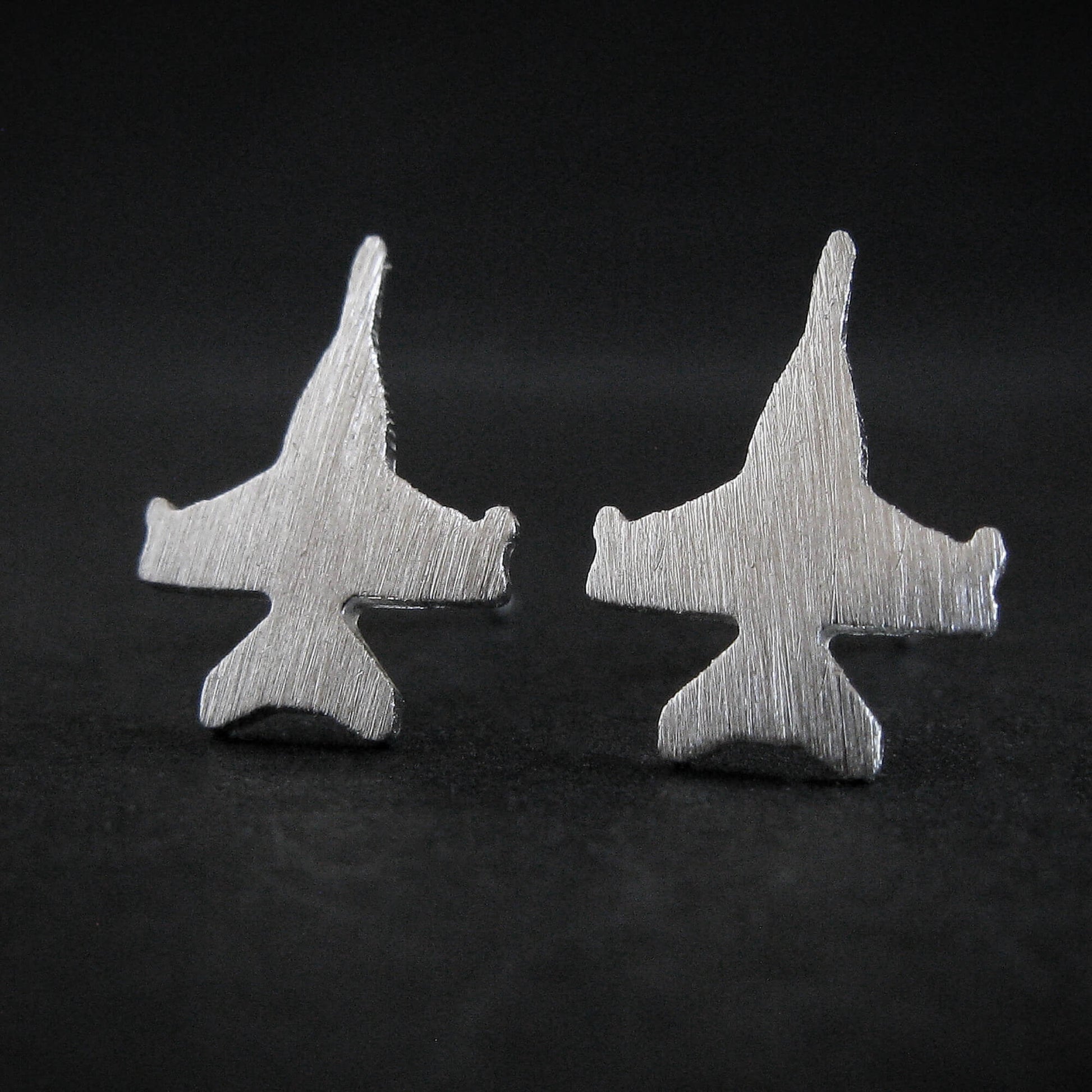 F/A-18 Hornet Stud Earrings - Jet Fighter Jewelry