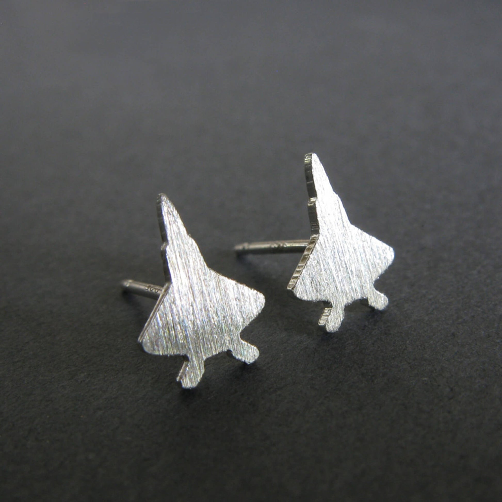 F-22 Raptor Stud Earrings - Jet Fighter Jewelry