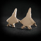 F-22 Raptor Stud Earrings - Jet Fighter Jewelry