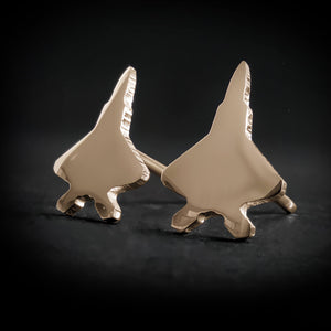F-22 Raptor Stud Earrings - Jet Fighter Jewelry