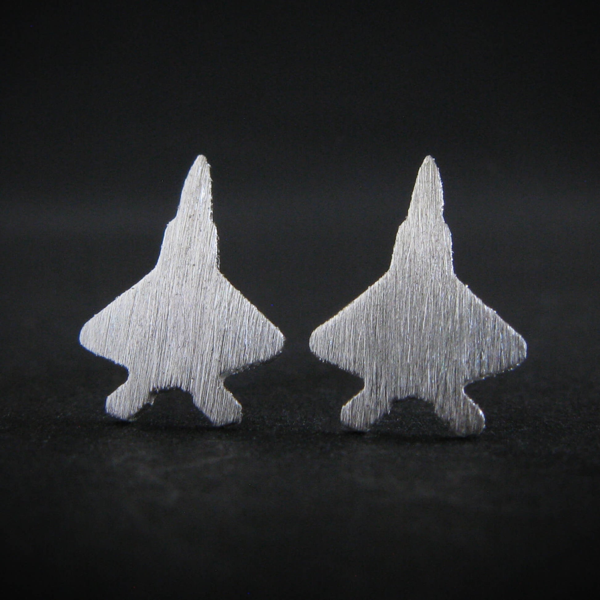 F-22 Raptor Stud Earrings - Jet Fighter Jewelry