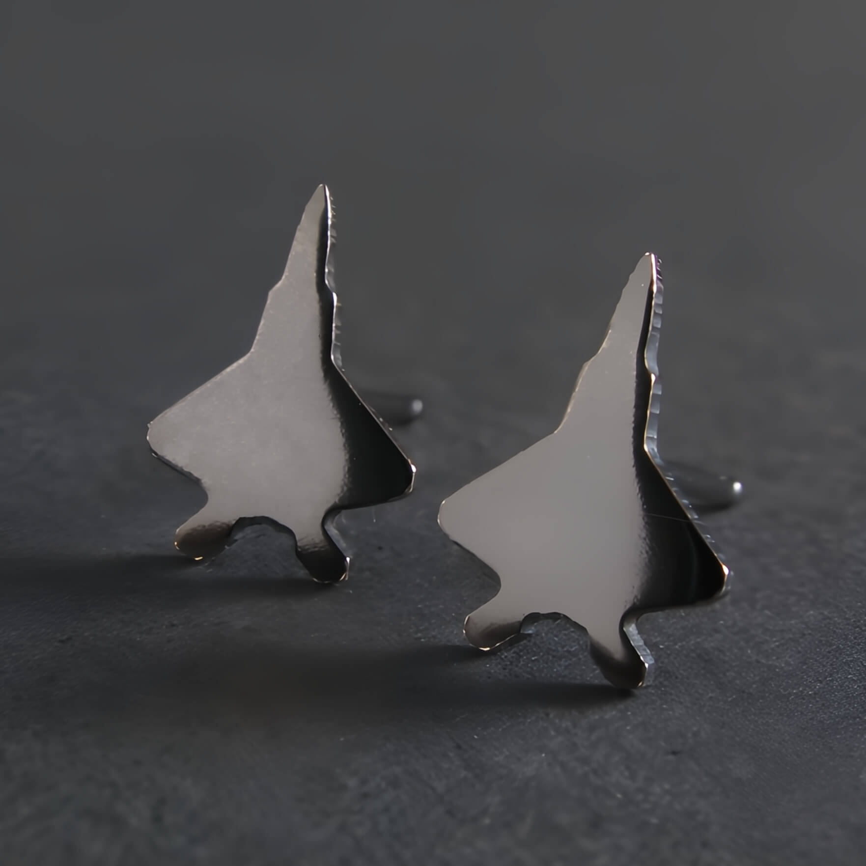 F-22 Raptor Stud Earrings - Jet Fighter Jewelry