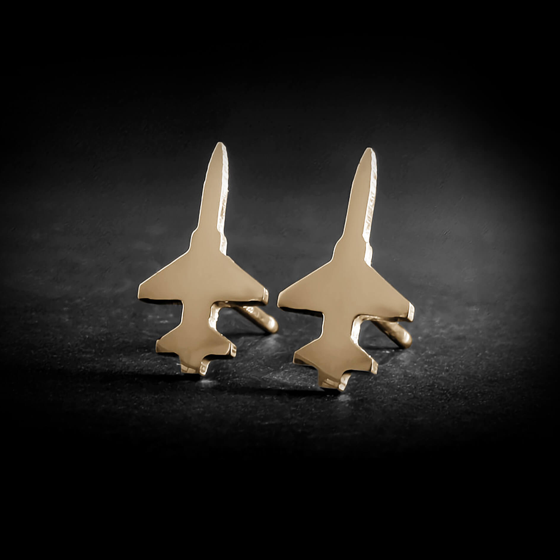 F-5 Freedom Fighter Stud Earrings - Jet Fighter Jewelry
