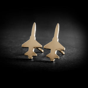 F-5 Freedom Fighter Stud Earrings - Jet Fighter Jewelry
