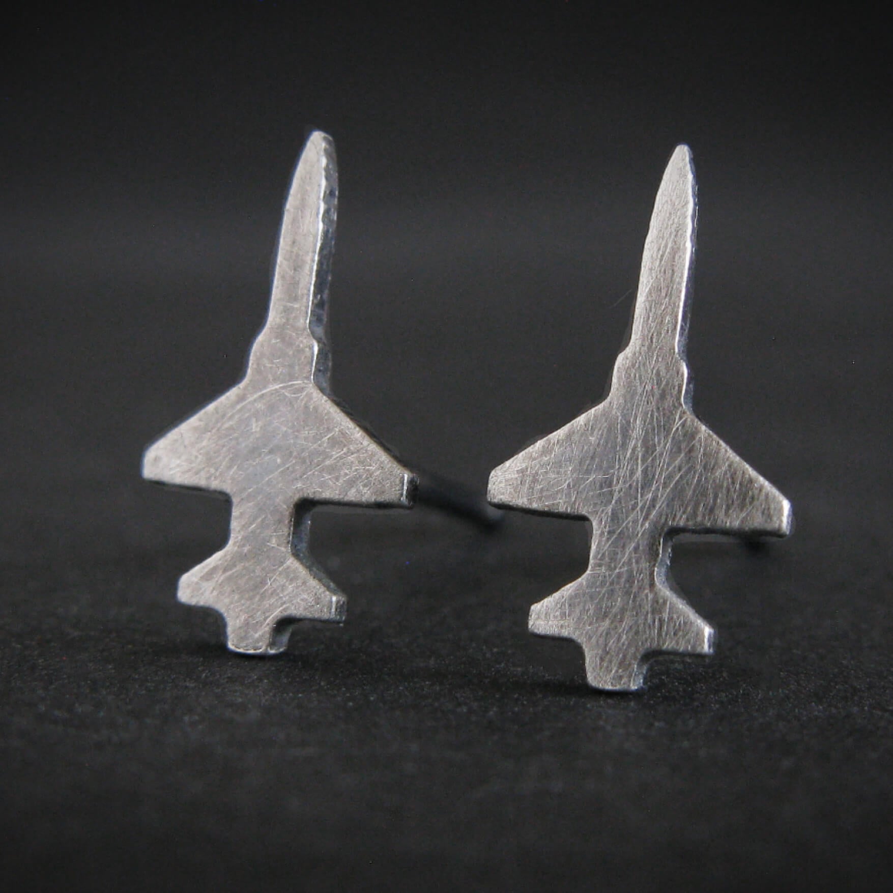 F-5 Freedom Fighter Stud Earrings - Jet Fighter Jewelry