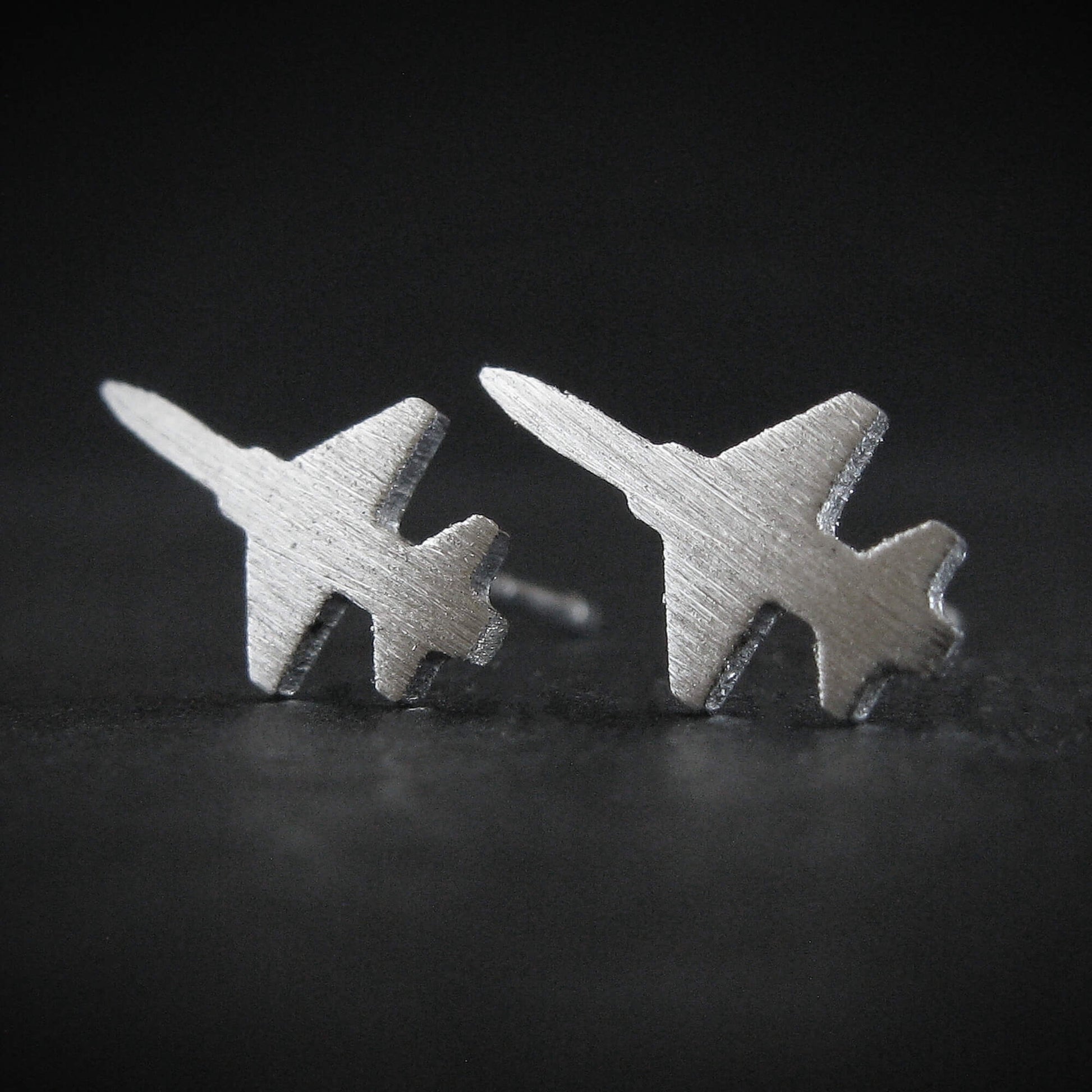 F-5 Freedom Fighter Stud Earrings - Jet Fighter Jewelry