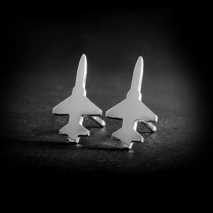 F-5 Freedom Fighter Stud Earrings - Jet Fighter Jewelry