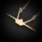 F-22 Raptor Front Silhouette Necklace