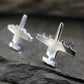 A-10 Warthog Stud Earrings - Jet Fighter Jewelry