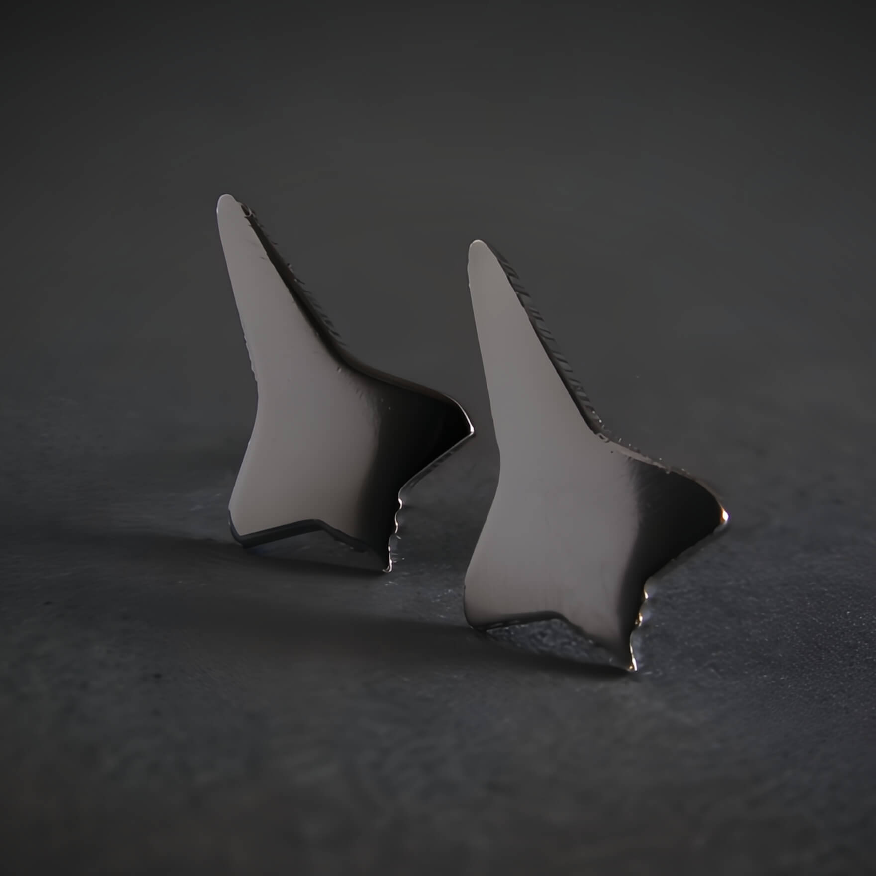 Space Shuttle Stud Earrings - Jet Fighter Jewelry