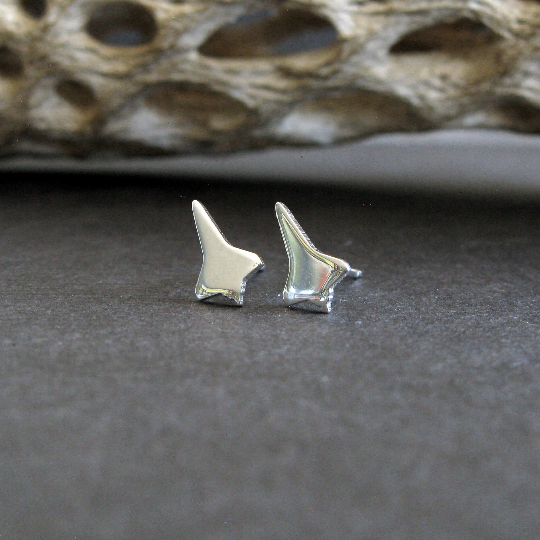 Space Shuttle Stud Earrings - Jet Fighter Jewelry