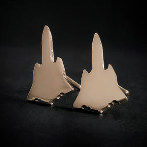 SR-71 Blackbird Stud Earrings - Jet Fighter Jewelry