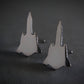 SR-71 Blackbird Stud Earrings - Jet Fighter Jewelry