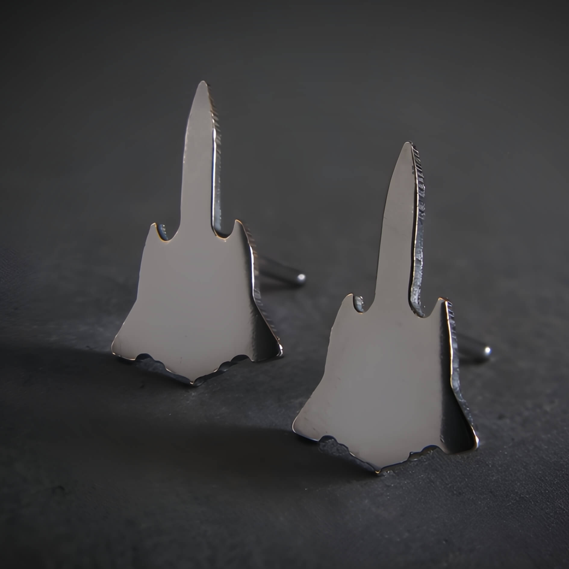 SR-71 Blackbird Stud Earrings - Jet Fighter Jewelry